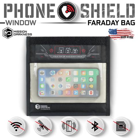 Mission Darkness Window Faraday Bag for Phones (Multi-Pack)